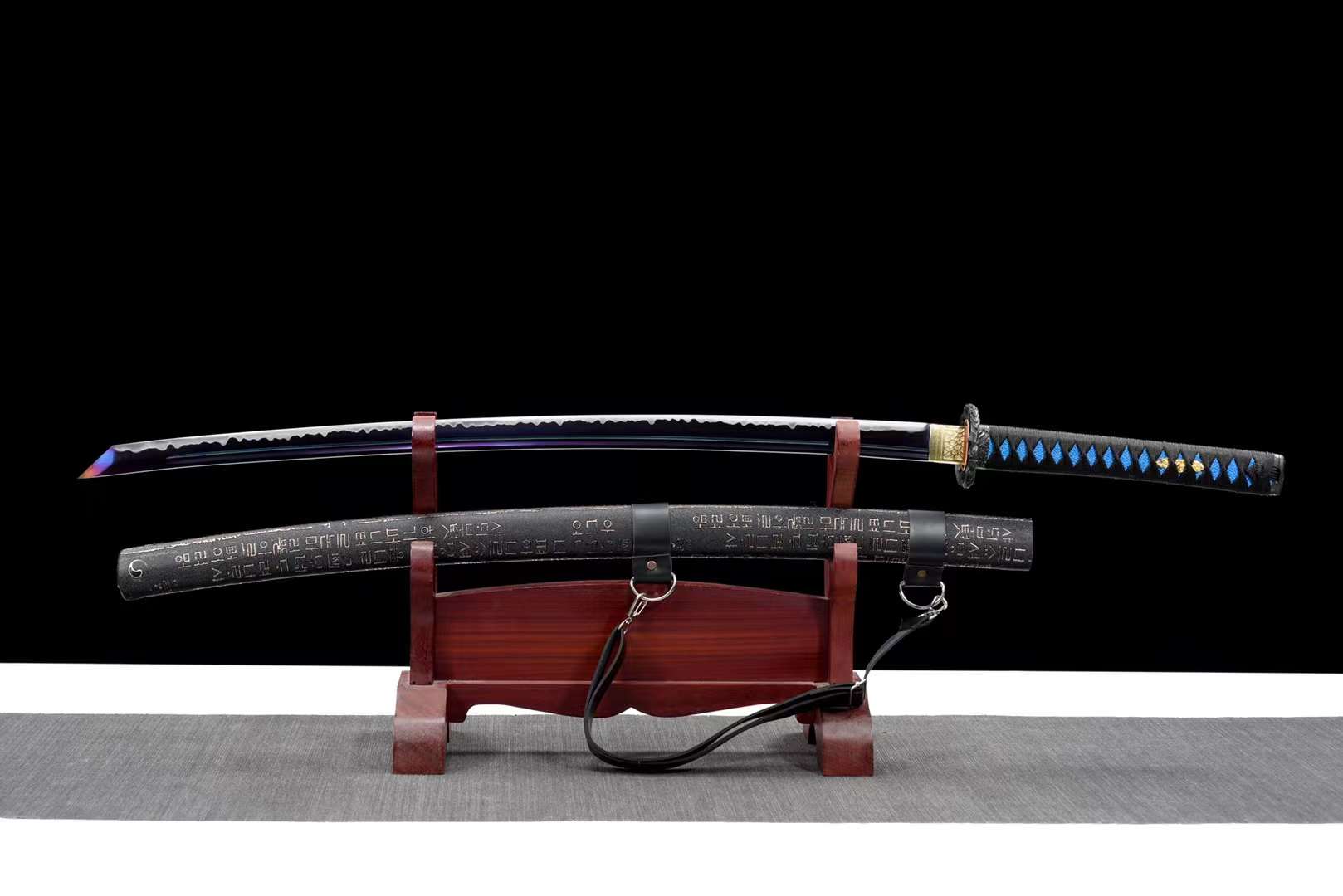 The Aojirou Sora Handmade Katana Carbon Steel