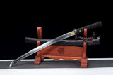 The Bokko Handmade Katana Wakizashi Clay Tempered T10 Steel