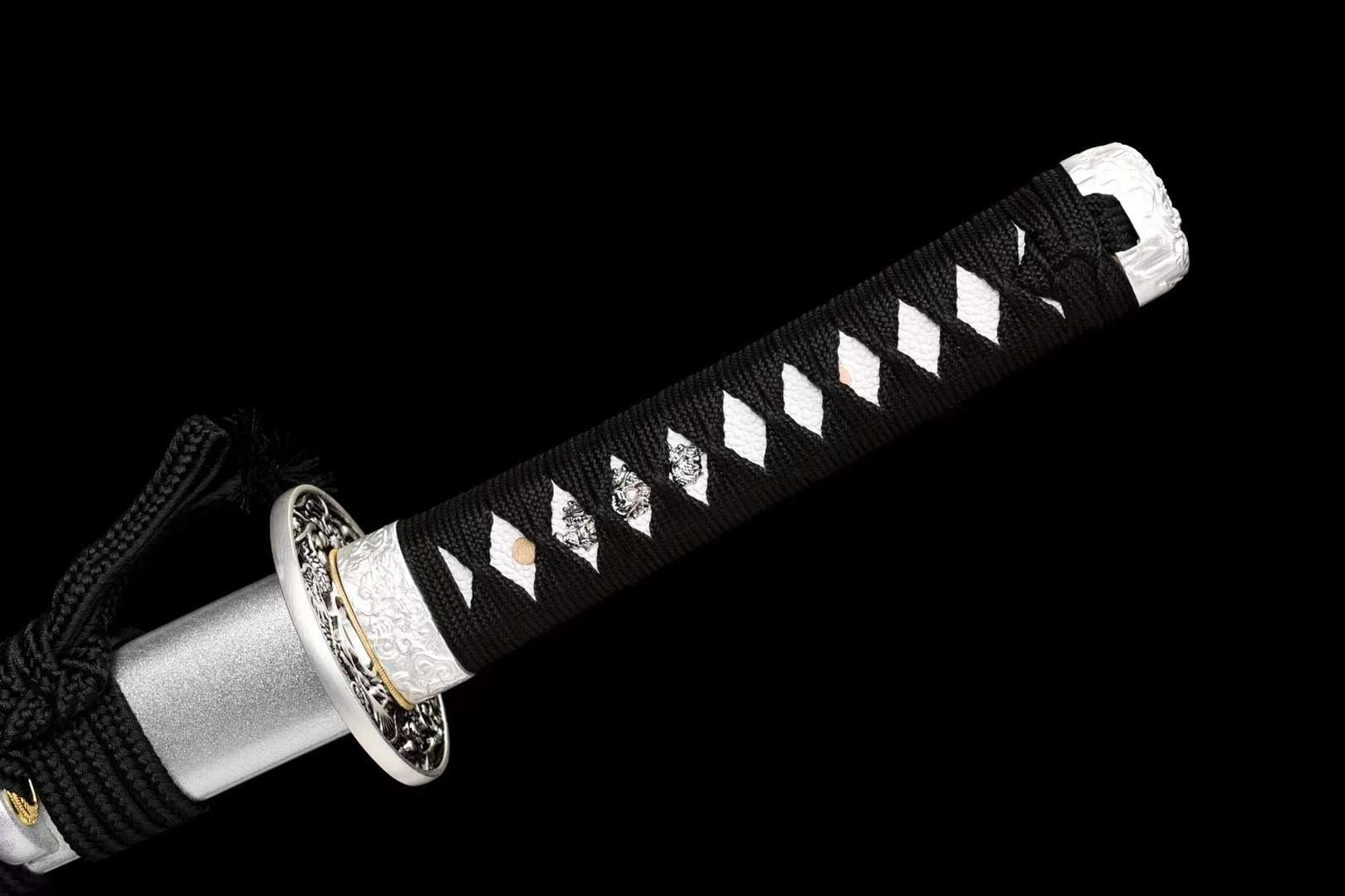 The Horidoragon Yuisho Handmade Katana Wakizashi Pattern Steel