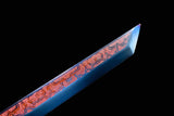 The Chimamirede Handmade Ninjato Manganese Steel