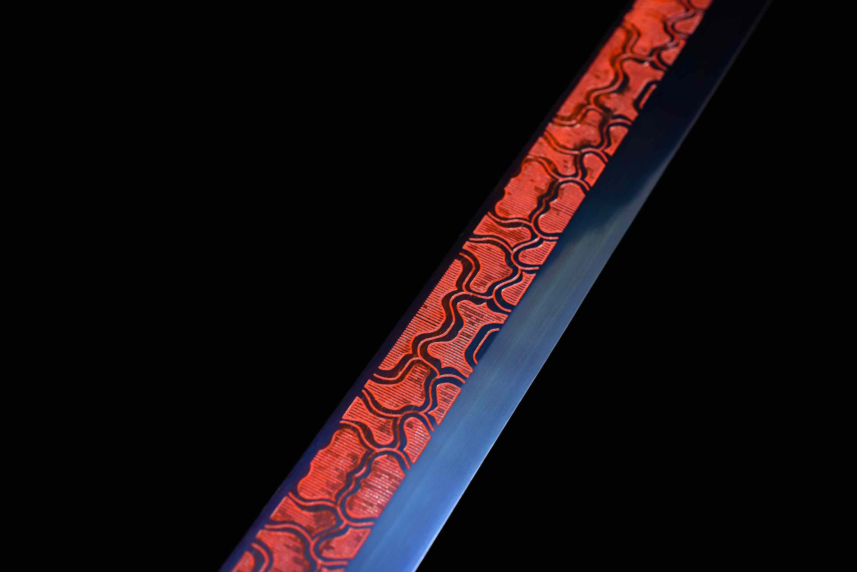 The Chimamirede Handmade Ninjato Manganese Steel