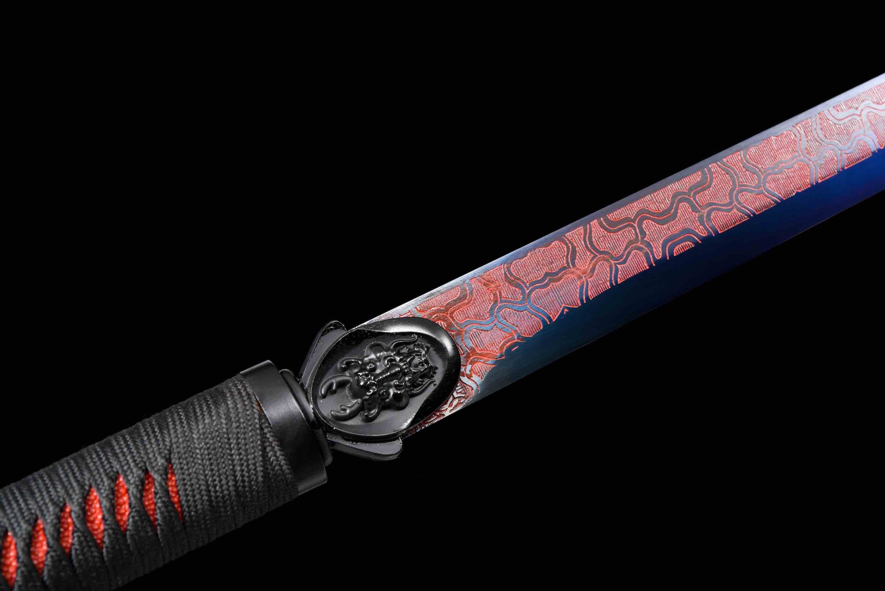 The Chimamirede Handmade Ninjato Manganese Steel