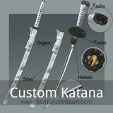 Custom katana by Romanceofmen.com