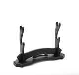 Black Basic Wood Stand 2 Tier Katana Stand