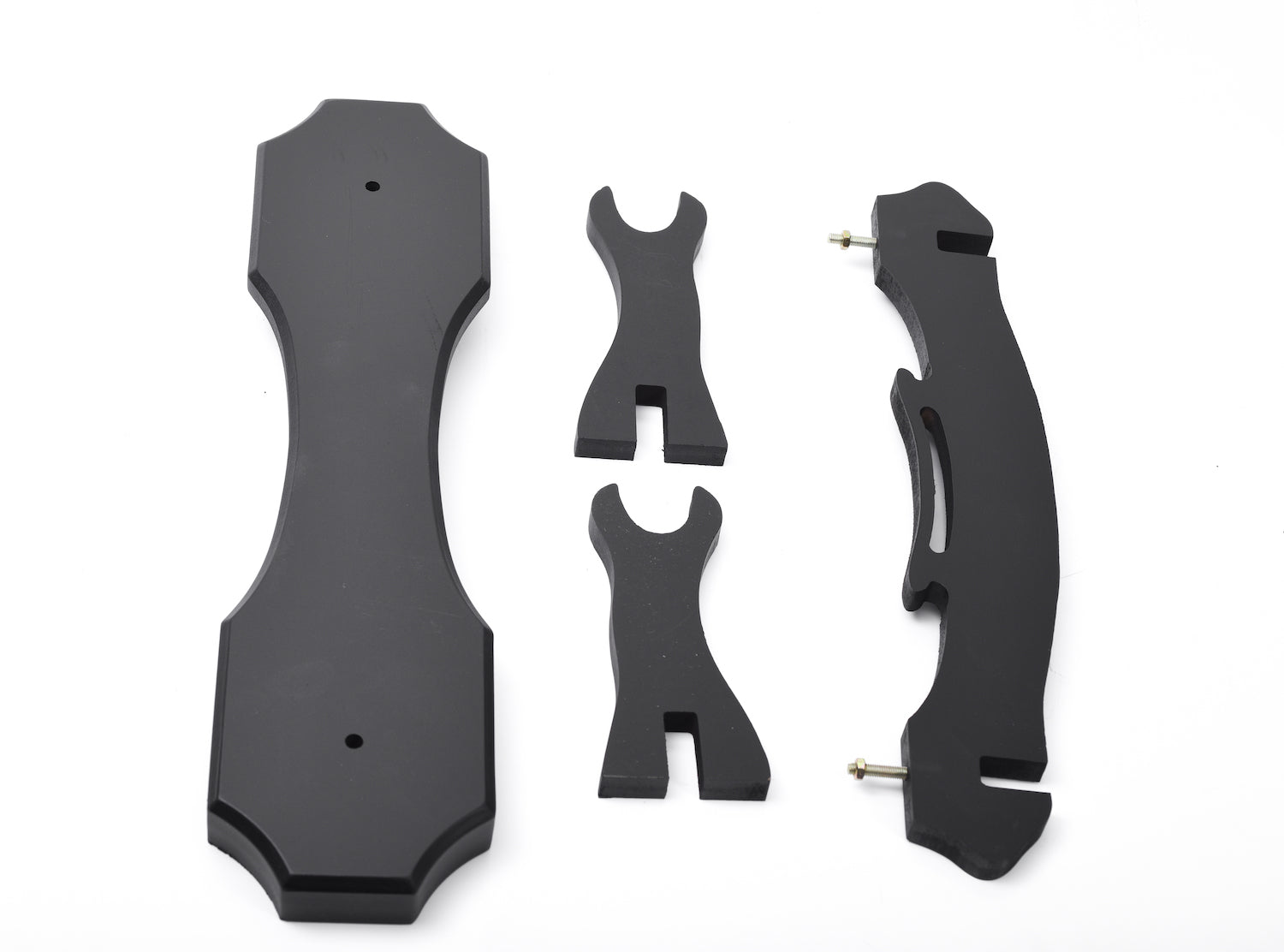 Black Basic Wood Stand Single Tier Katana Stand