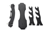 Black Basic Wood Stand Single Tier Katana Stand