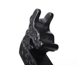 Black Double Dragon Solid Wood Single Tier Katana Stand