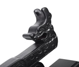 Black Double Dragon Solid Wood Single Tier Katana Stand
