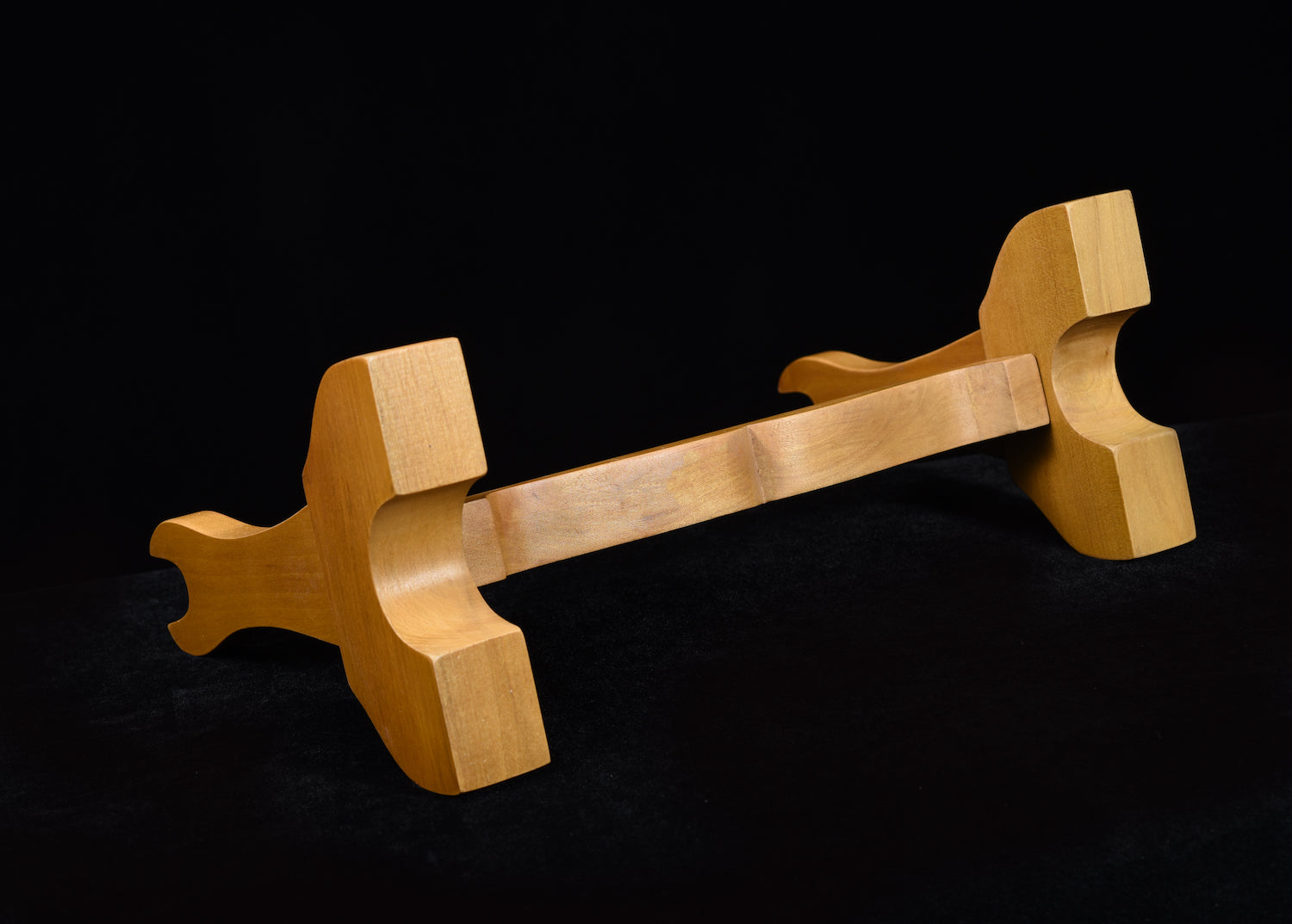 Brown Fortune Solid Wood Single Tier Katana Stand
