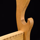 Brown Double Kirin Solid Wood 2 Tier Katana Stand