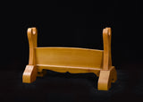 Brown Chasing Dragons Solid Wood Single Tier Katana Stand