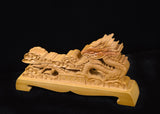 Brown Air Dragon Solid Wood Single Tier Katana Stand