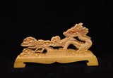 Brown Air Dragon Solid Wood Single Tier Katana Stand