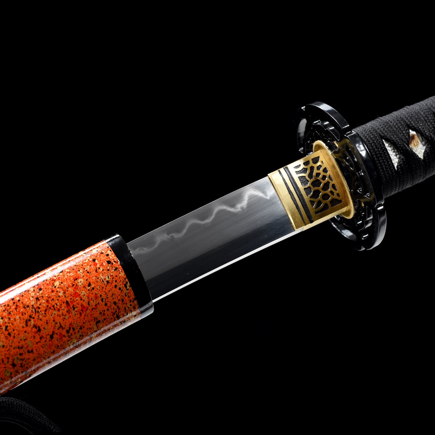 The Shakunetsu taiyo Handmade Katana T10 Steel-Romance of Men