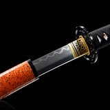 The Shakunetsu taiyo Handmade Katana T10 Steel-Romance of Men