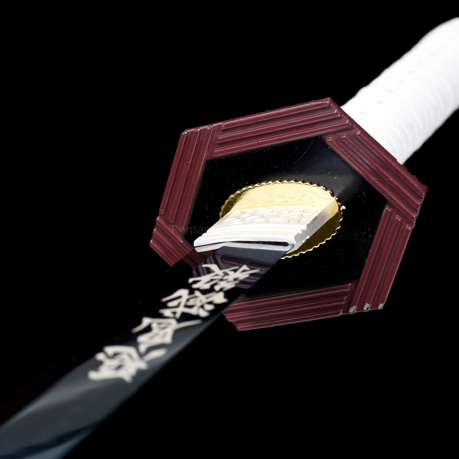 The Giyuu Tomioka Handmade Katana Clay Tempered T10 Steel From Demon Slayer