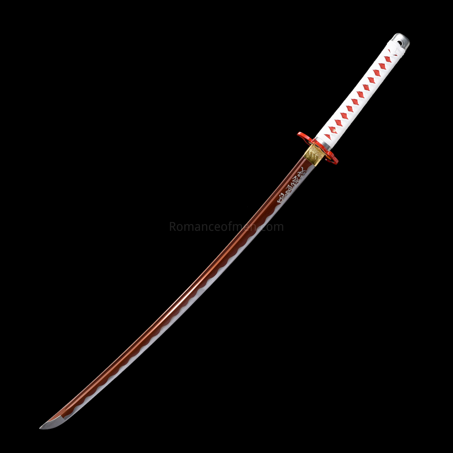 The Rengoku Kyojuro2 Handmade Katana Manganese Steel From Demon Slayer