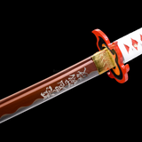 The Rengoku Kyojuro2 Handmade Katana Manganese Steel From Demon Slayer