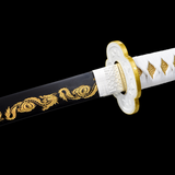 The Zenitsu Agatsuma Handmade Katana Carbon Steel From Demon Slayer