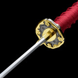 The Akai hanabi Handmade Katana Carbon Steel-Romance of Men