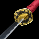 The Akai hanabi Handmade Katana Carbon Steel-Romance of Men