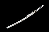 The White Demon Spring Steel Extra Sharp Handmade Katana