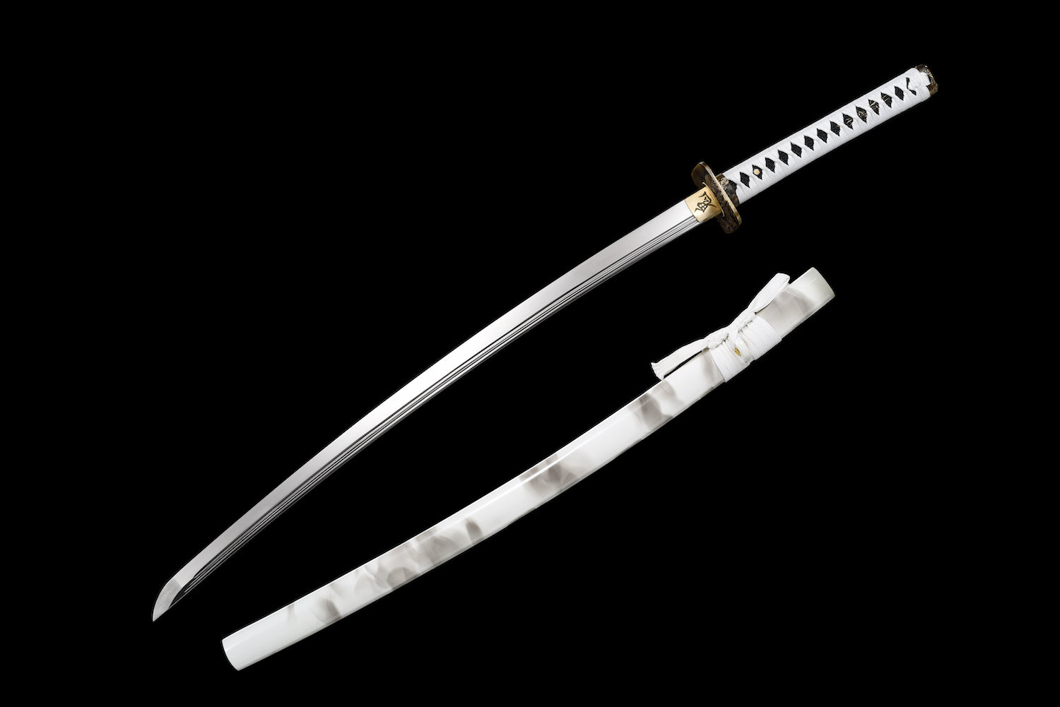 The White Demon Spring Steel Extra Sharp Handmade Katana