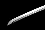 The White Demon Spring Steel Extra Sharp Handmade Katana