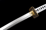 The White Demon Spring Steel Extra Sharp Handmade Katana