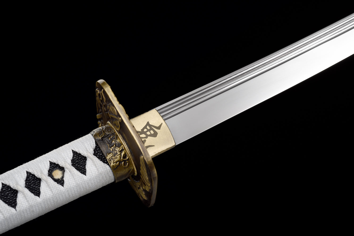 The White Demon Spring Steel Extra Sharp Handmade Katana