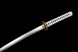 The White Demon Spring Steel Extra Sharp Handmade Katana