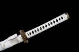 The White Demon Spring Steel Extra Sharp Handmade Katana