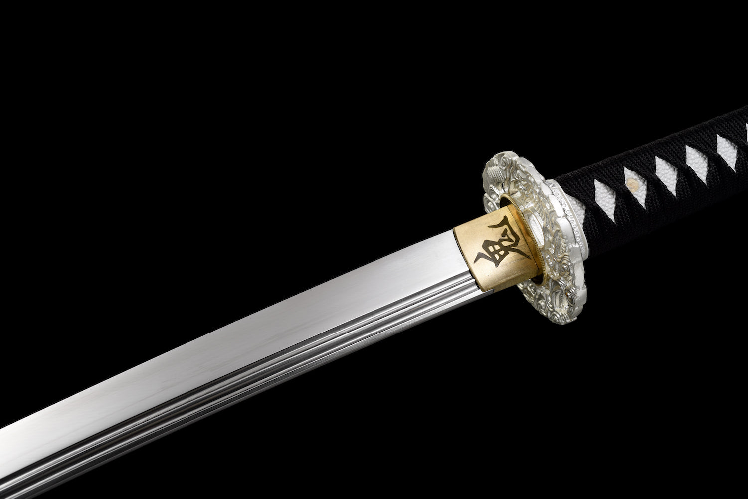 The Black Dragon Spring Steel Extra Sharp Handmade Katana