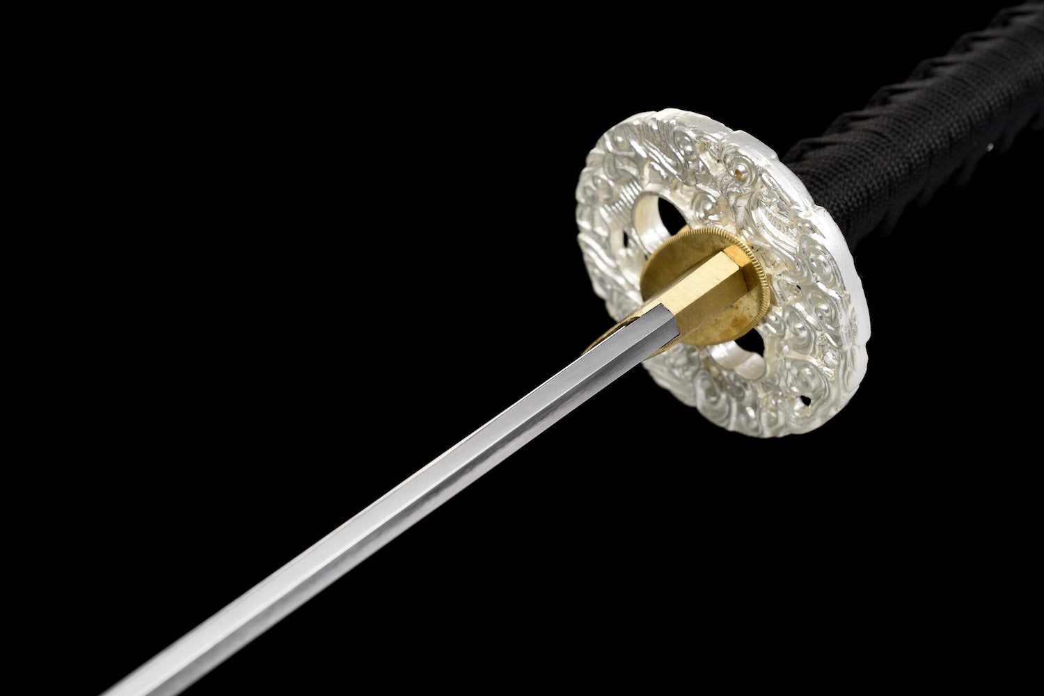 The Black Dragon Spring Steel Extra Sharp Handmade Katana