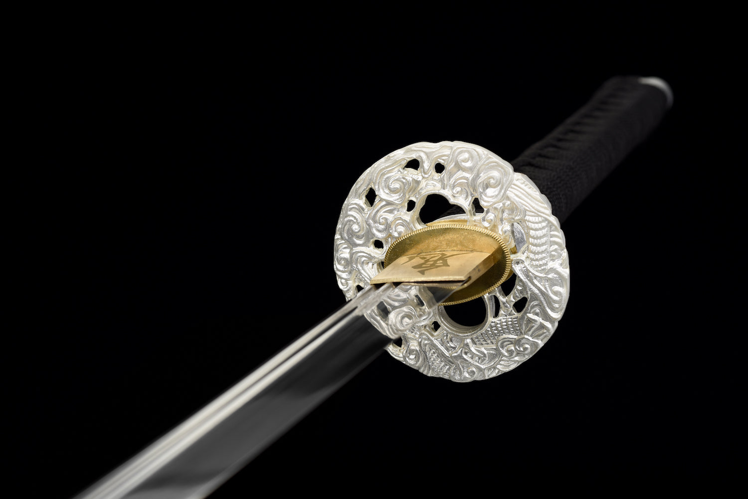 The Black Dragon Spring Steel Extra Sharp Handmade Katana