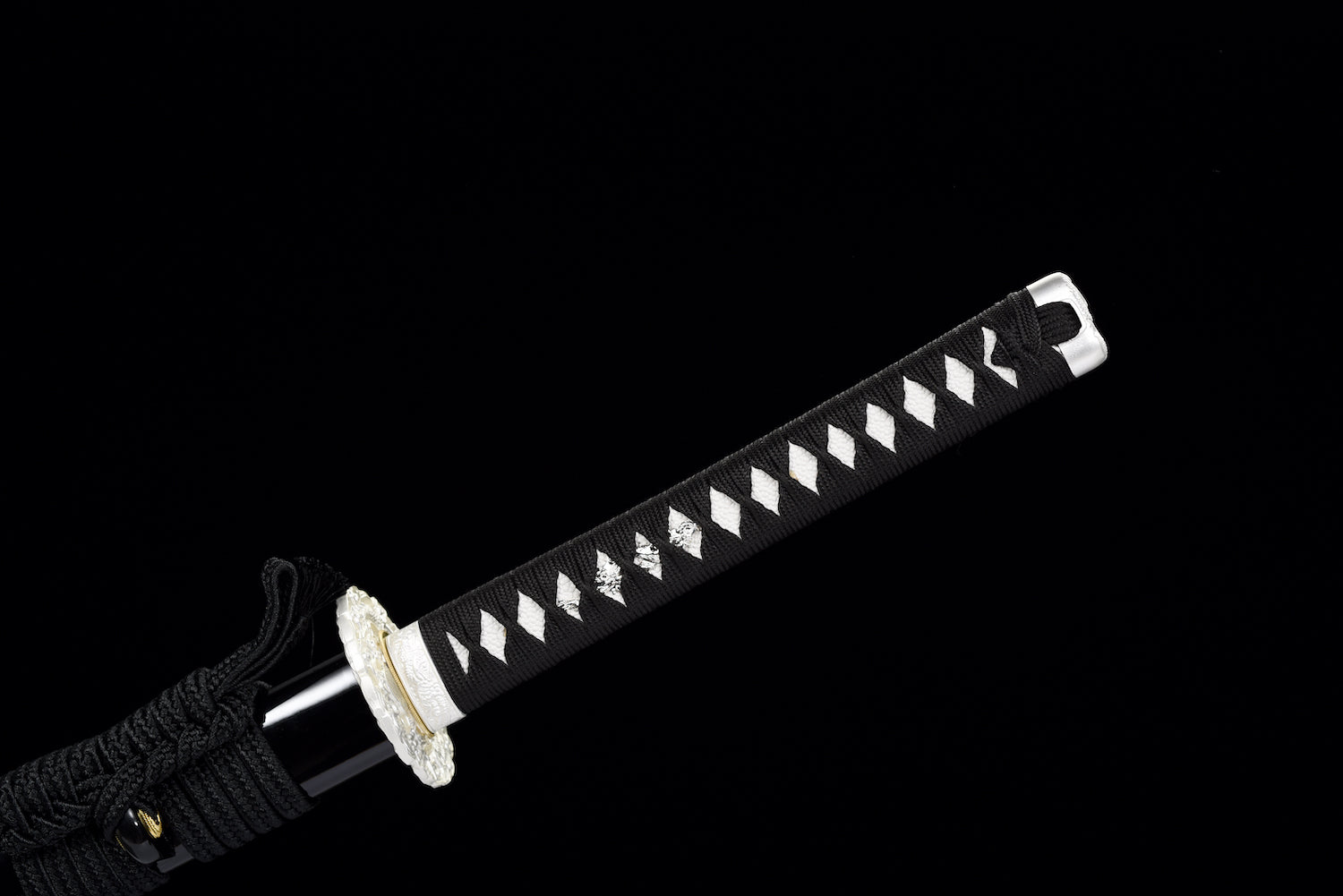 The Black Dragon Spring Steel Extra Sharp Handmade Katana