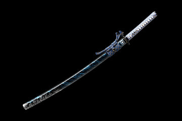 The Doragon suparo Handmade Katana Extra Sharp Spring Steel Unokubi-Zukuri