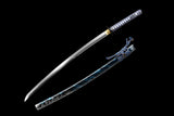 The Doragon suparo Handmade Katana Extra Sharp Spring Steel Unokubi-Zukuri