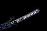 The Doragon suparo Handmade Katana Extra Sharp Spring Steel Unokubi-Zukuri