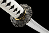 The Yurei Jigoku Handmade Katana Extra Sharp Spring Steel Unokubi-Zukuri