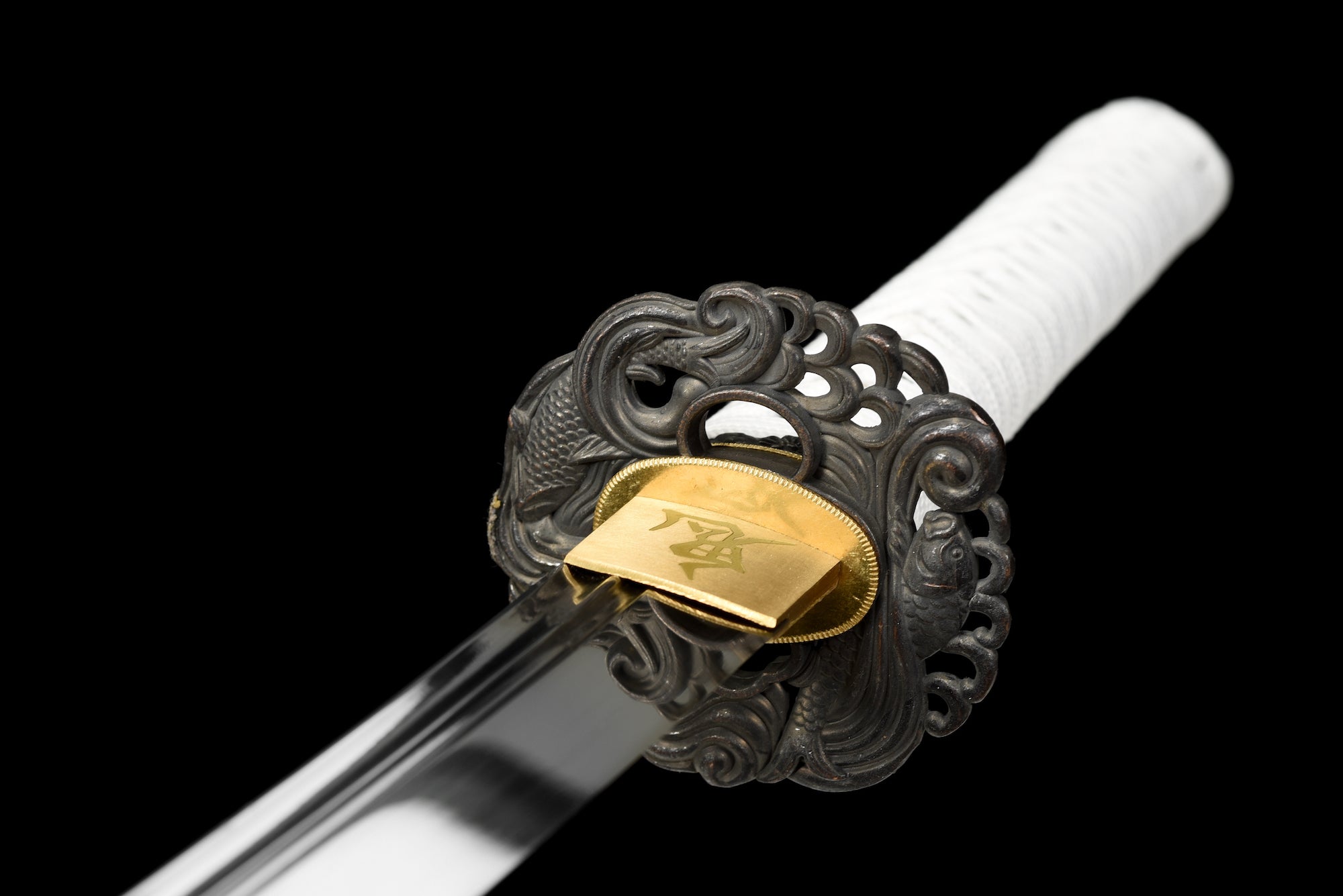 The Yurei Jigoku Handmade Katana Extra Sharp Spring Steel Unokubi-Zukuri