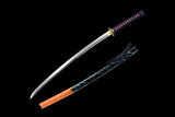The Hai Senshi Handmade Katana Extra Sharp Spring Steel Unokubi-Zukuri