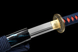 The Hai Senshi Handmade Katana Extra Sharp Spring Steel Unokubi-Zukuri