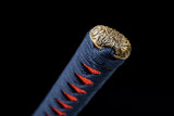 The Hai Senshi Handmade Katana Extra Sharp Spring Steel Unokubi-Zukuri