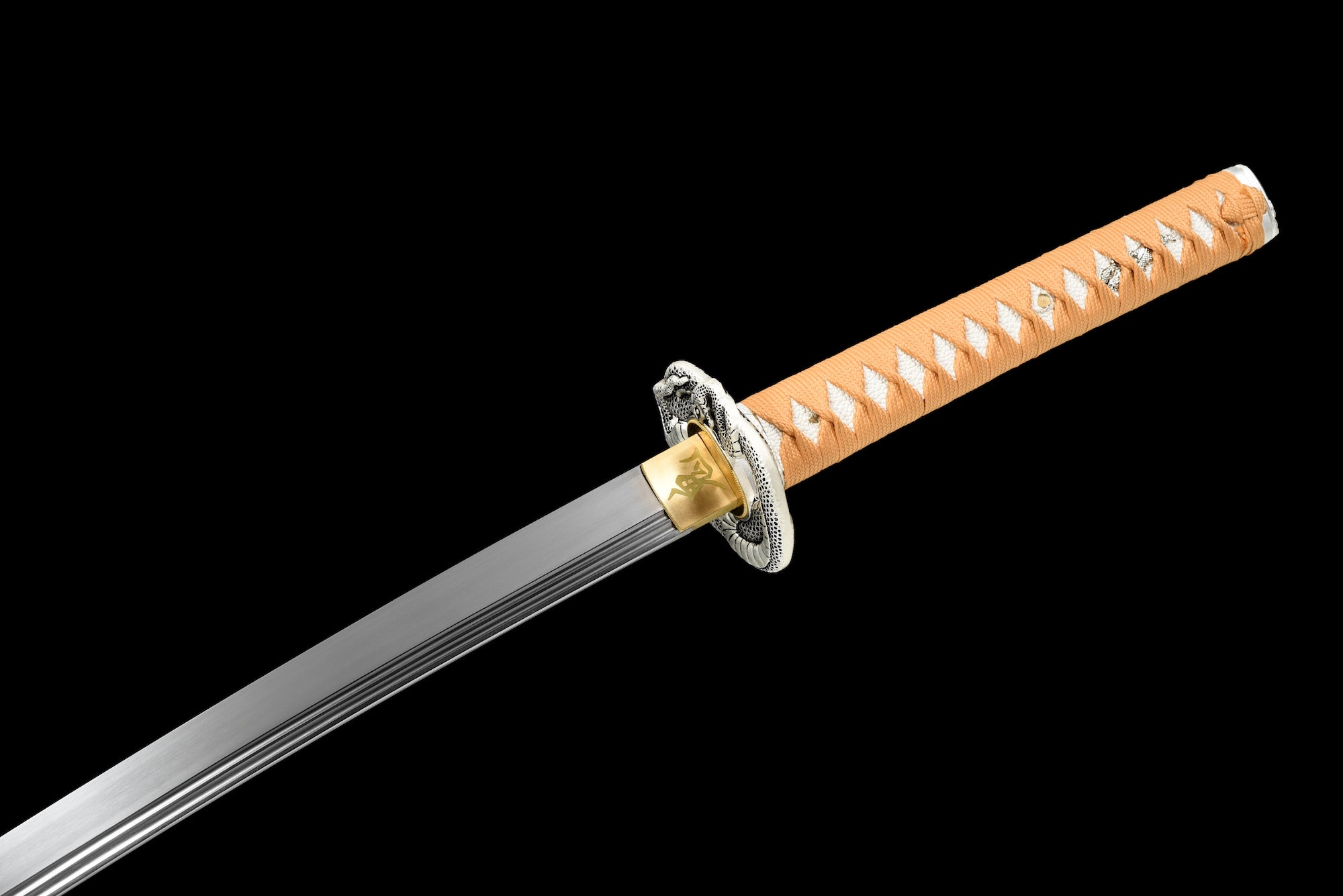 The Shirubasunekukatto Handmade Katana Extra Sharp Double Bo-Hi Spring Steel