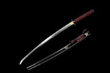 The Yami no Senshi Handmade Katana Extra Sharp Spring Steel Unokubi-Zukuri