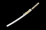 The Niji no senshi Handmade Katana Extra Sharp Spring Steel Unokubi-Zukuri