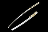 The Niji no senshi Handmade Katana Extra Sharp Spring Steel Unokubi-Zukuri