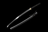 The Kogetsu seiken Handmade Katana Clay Tempered T10 Steel Unokubi-Zukuri