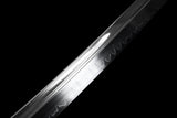 The Kogetsu seiken Handmade Katana Clay Tempered T10 Steel Unokubi-Zukuri